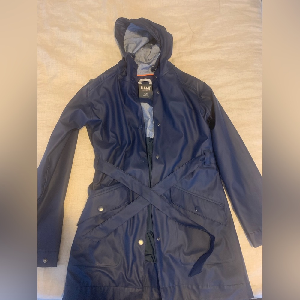 HELLY HANSEN WOMEN'S KIRKWALL II RAINCOAT - SM NAVY BLUE